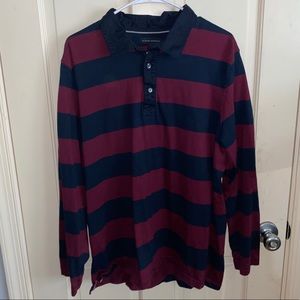 Banana Republic striped polo shirt